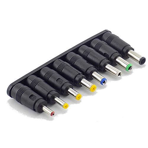 CentIoT - DC 5.5X 2.1 MM Female DC Socket Adapter Connectors to 6.3 6.0 5.5 4.8 4.0 3.5mm 2.5 2.1 1.7 1.35mm Male Jack Plug Power Adaptor (8 in 1) - Image 2