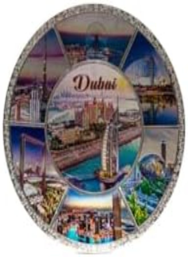 AKDC Dubai Souvenir Plate 5X6X9 Multicolour - Image 1