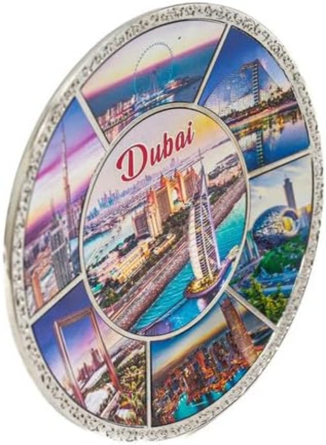 AKDC Dubai Souvenir Plate 5X6X9 Multicolour - Image 2