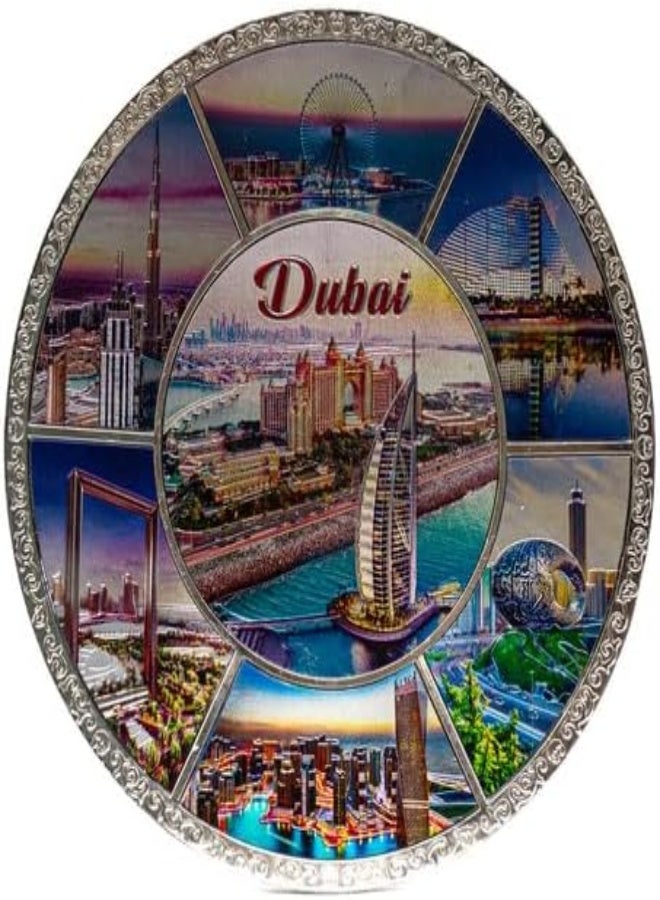 AKDC Dubai Souvenir Plate 5X6X9 Multicolour - Image 4