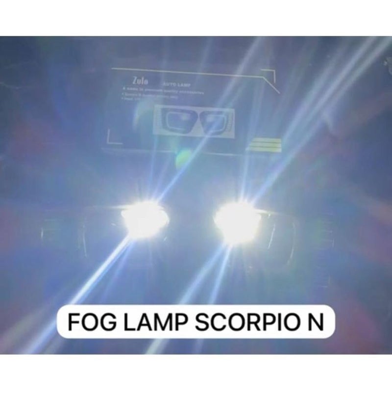 TRENDWALA DRL/FOG LIGHT Neon Imported Compatible For Scorpio N Set Of 2 FOG DRL With Scanning & Matrix Indicator With Wiring. - Image 5