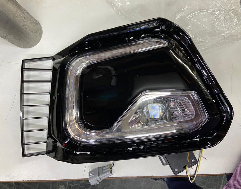 TRENDWALA DRL/FOG LIGHT Neon Imported Compatible For Scorpio N Set Of 2 FOG DRL With Scanning & Matrix Indicator With Wiring. - Image 3