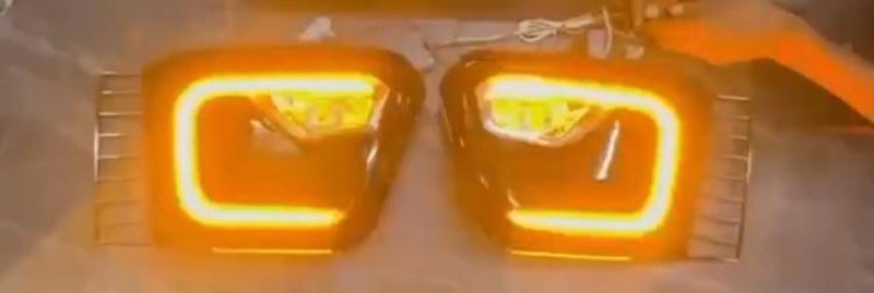 TRENDWALA DRL/FOG LIGHT Neon Imported Compatible For Scorpio N Set Of 2 FOG DRL With Scanning & Matrix Indicator With Wiring. - Image 4