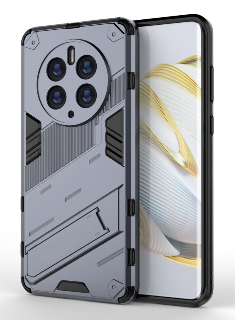 KASTWAVE Case for Mate 50 Pro 2in1 TPU+PC  Bumper Shockproof Ultra-Thin Protective Phone Cover Stylish Business Gray - Image 5