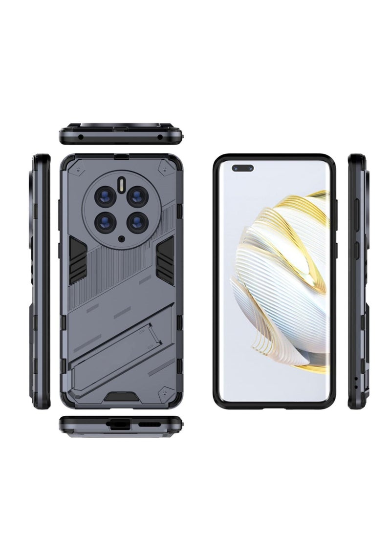 KASTWAVE Case for Mate 50 Pro 2in1 TPU+PC  Bumper Shockproof Ultra-Thin Protective Phone Cover Stylish Business Gray - Image 3