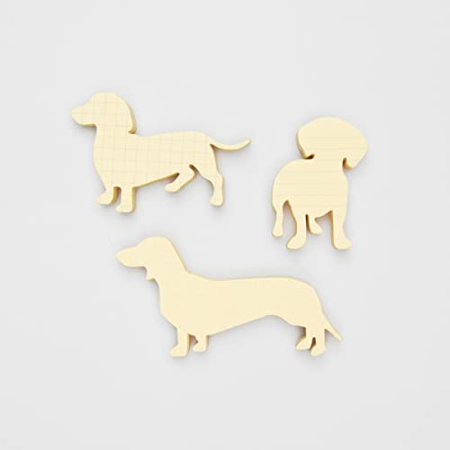 Good Design Works Good Design Dog Sticky Note - Dachshund Stationery - Weiner Dog Notepad - Dachshund Gifts - Novelty Sticky Notes - Stationery Gift - Desk Accessories - Fathers Day Gift - Dotted Lined Grid Notepads - Image 2