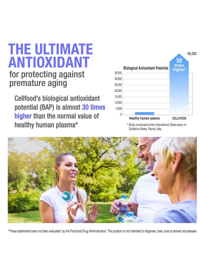 Cellfood Liquid Concentrate 1 Fl Oz Oxygen + Nutrient Supplement Supports Immune System Energy Endurance Hydration & Overall Health Gluten Free Non Gmo Cert. Kosher Makes Over 22 Quarts  - Image 5