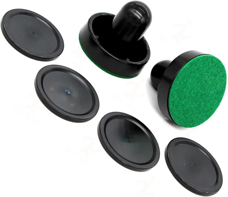 UncleS Air Table Hockey Game Pusher With 4 Pucks Standard Air Hockey Paddle And Pucks Table Pusher Set Enduring Paddle And - Image 1