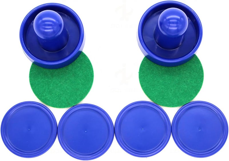 UncleS Air Table Hockey Game Pusher With 4 Pucks Standard Air Hockey Paddle And Pucks Table Pusher Set Enduring Paddle And - Image 4