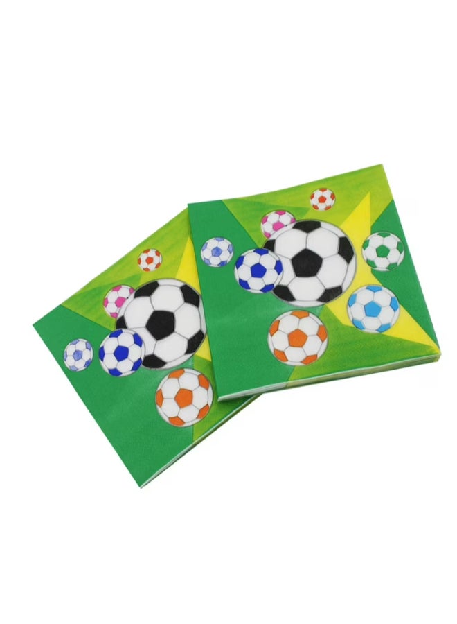 Fifa 2026 Football/ Soccer Party Paper Napkins -20 Pcs - Image 1