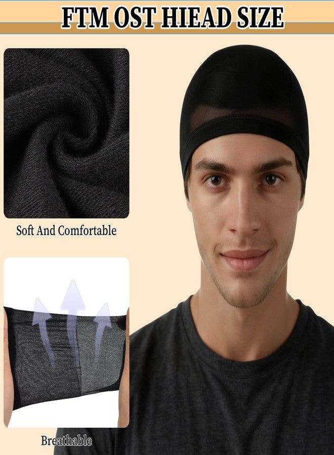 Vidroxin 20-Pack Wave Caps for Men - Stretchy Nylon Skull Cap, Wide Elastic Band Anti-Slip Lightweight Beanie Wave Caps for Man Women - Image 4