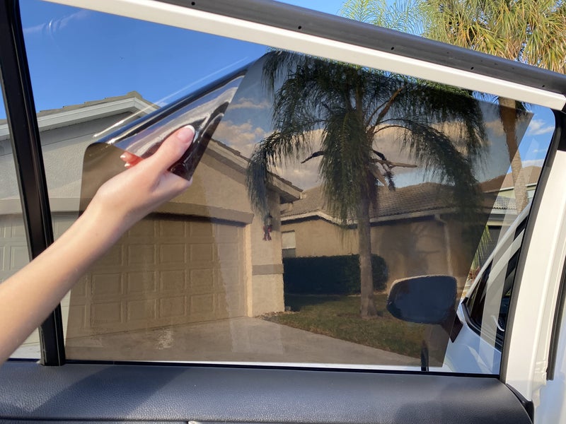 TuckVisor ClingShade TuckVisor Car Side Sun Visor Baby Window Sun Shade Visor Shades Windshield Sunshade Visors Extenders for Cars Trucks SUVs (2 Pack) - Image 2