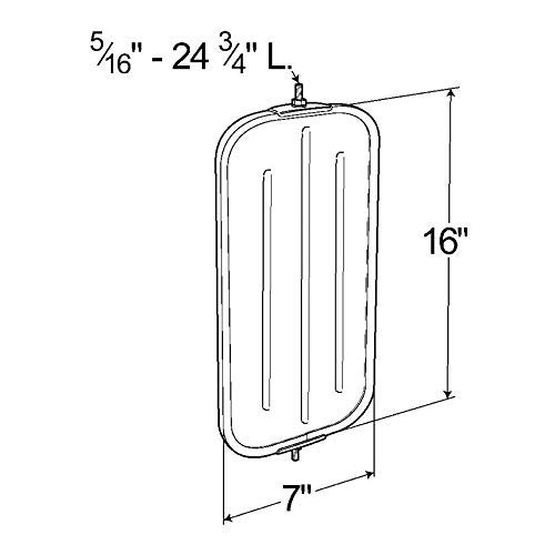 Grote 16091 White OEM-Style Flat Ribbed-Back West Coast Mirror - Image 2