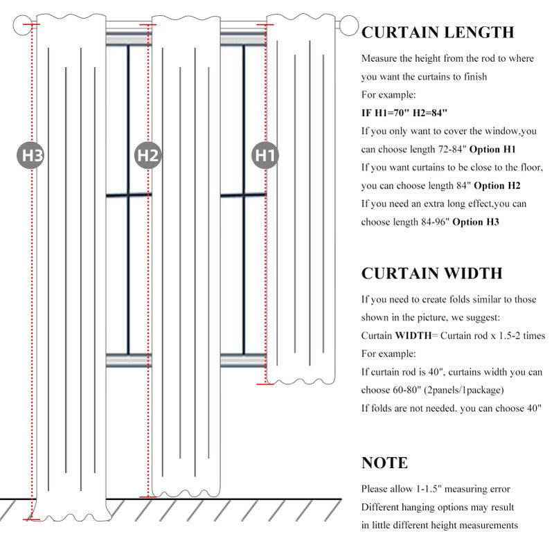 QJmydeco QJmydeco 54 Inch Curtains Sunblock Curtains for Bedroom 2 Panel Sets  Total Blackout Insulated Opaque Curtains for Summer Heat 4-1/2 ft Drapes for 50 Inch Small Window Natural Light Brown (50""Wx54""L)  - Image 3
