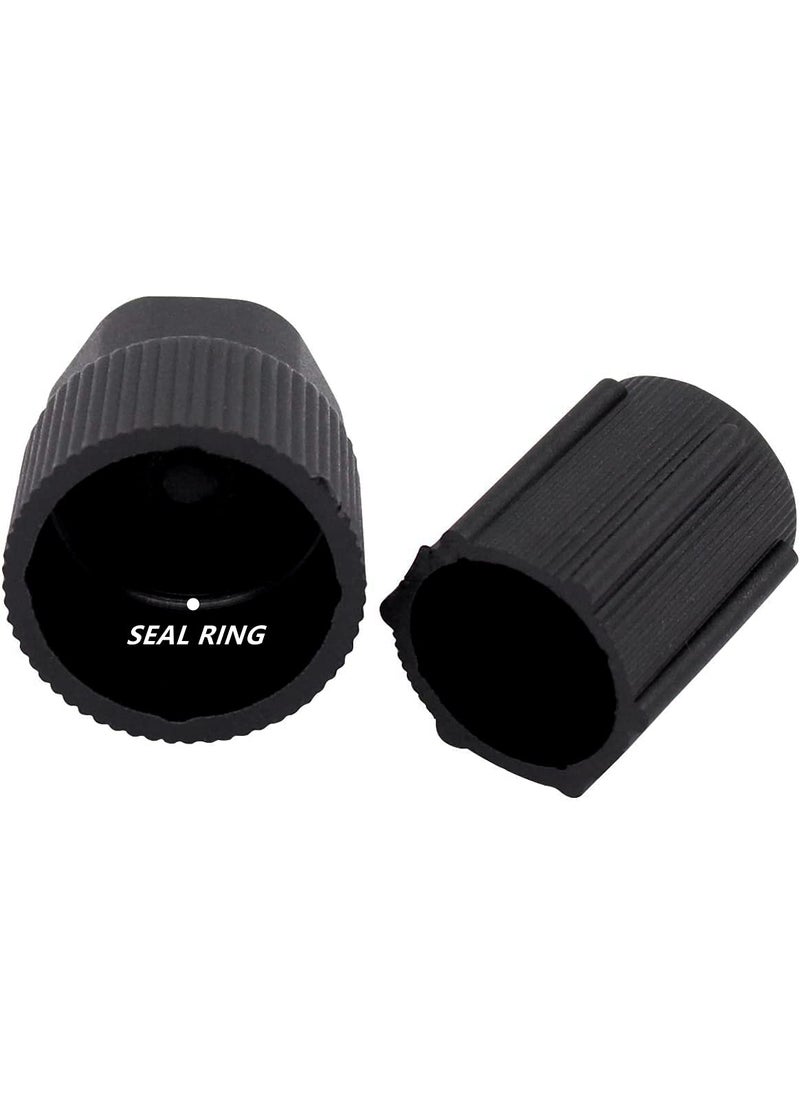 BASIKER BASIKER 10Pcs R134a AC Valve Caps Kit 13mm & 16mm Air Conditioning System A C Charging Port Caps for Most Common Cars  - Image 5