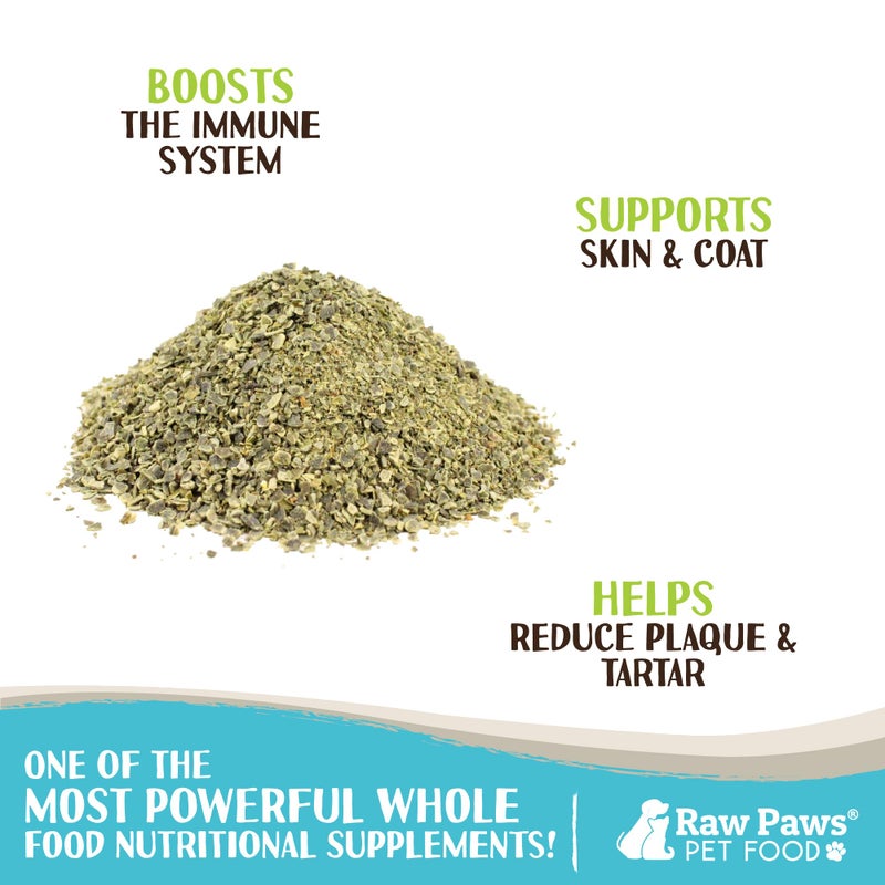 Raw Paws Organic Kelp Powder for Dogs & Cats (8-Ounce) - Supports Thyroid, Digestive & Immune Health - Dried Sea Kelp for Dogs - Seaweed Powder Supplement - Image 2