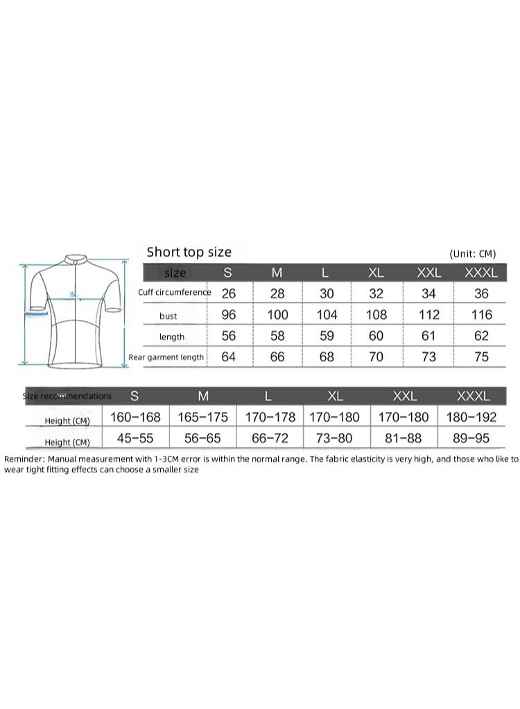 KUYING Summer Short Sleeved Cycling Suit Set  - Image 2
