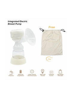 Nurtur Pack Of 1 Electric Breast Pump Wearable Portable And Efficient Wireless Breast Pump Lcd Display Small And Light Weight Extractor Gifts For New Mom Milk Suction White 180Ml  - Image 3