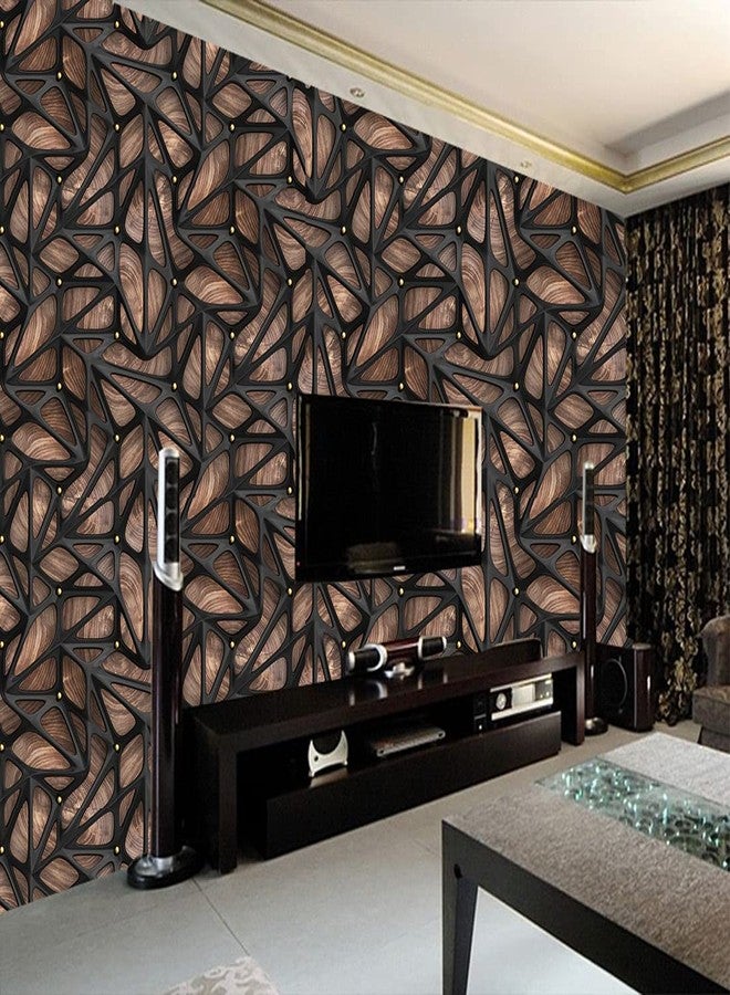 DECOR PRODUCTION Self Adhesive Wallpaper Wall Sticker for Home Decor, Living Room, Bedroom, Hall, Kids Room, Play Room(wallpaper-82-pt04, 20sq.ft) - Image 3