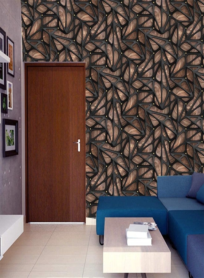 DECOR PRODUCTION Self Adhesive Wallpaper Wall Sticker for Home Decor, Living Room, Bedroom, Hall, Kids Room, Play Room(wallpaper-82-pt04, 20sq.ft) - Image 2