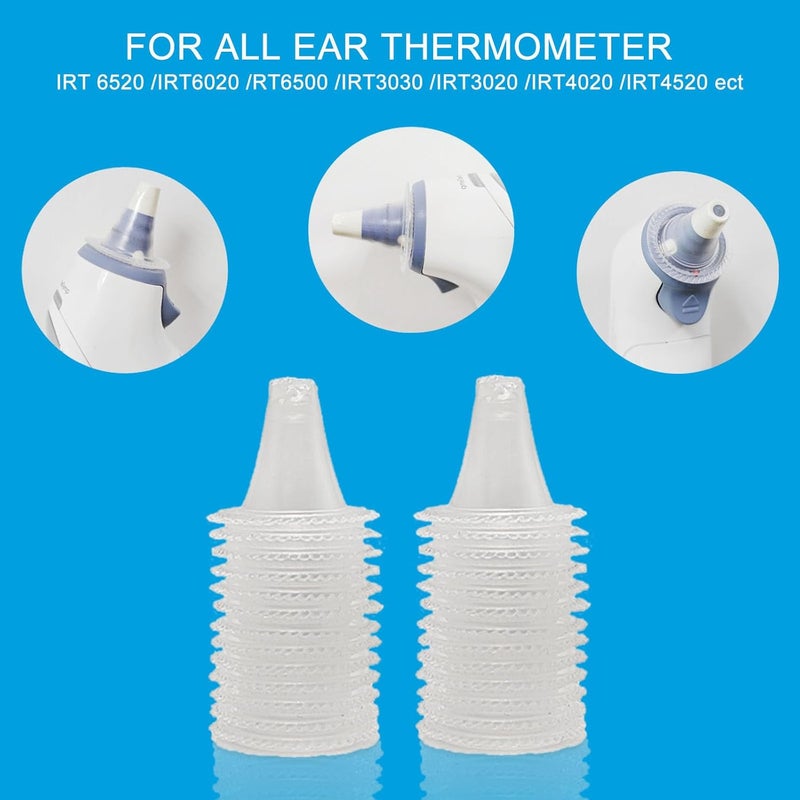 MOZEEDA 500pcs-Probe Covers Thermometer Ear Thermometer Refill Caps/Lens Filters for All Braun Thermometer Models and Other Types of Digital Thermometers Disposable - Image 5