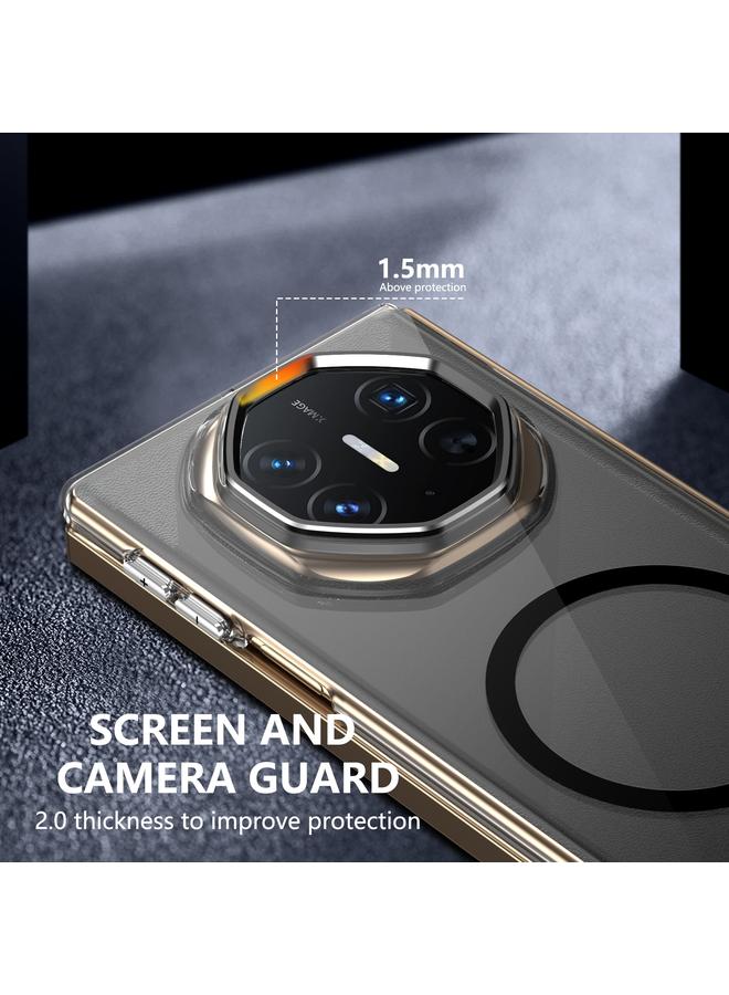 اس-توب جراب لهاتف Huawei Mate XT بتصميم Ultimate من سلسلة lce القابلة للطي مع MagSafe وغطاء شفاف مدمج لهاتف الكمبيوتر الشخصي - Image 4