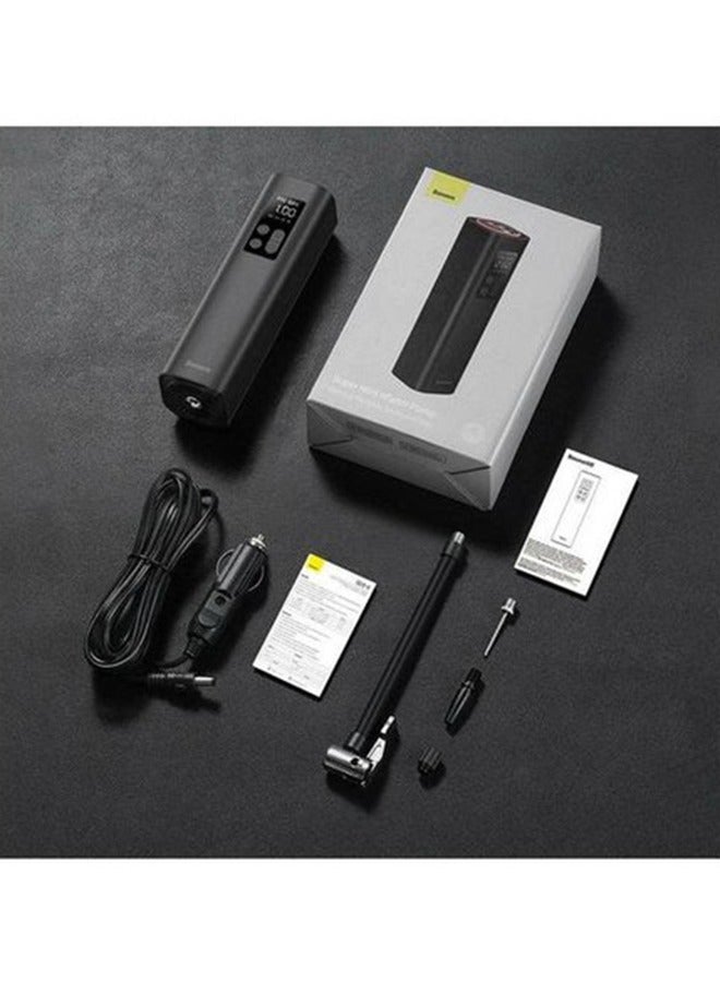 Baseus Super Mini Inflator Pump With 4 Built-In Modes 12V Black - Image 5