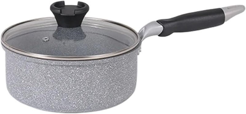 Stone Frying Pan28/26/24/20cm Wok Non-stick Pan Skillet Cauldron Induction Cooker Pans Pancake Egg Gas Stove Home(20cm Milk pot) - Image 1