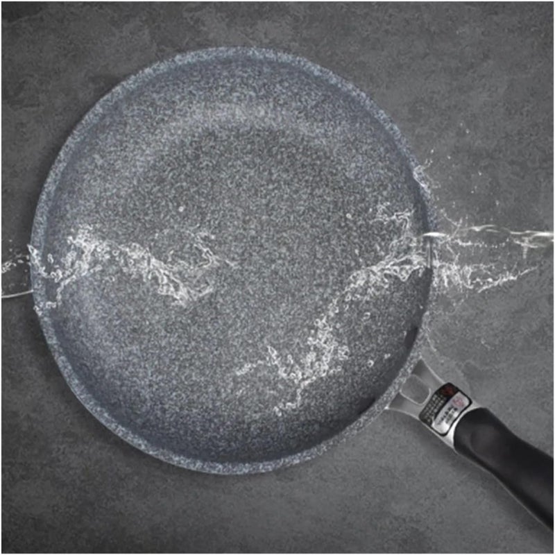 Stone Frying Pan28/26/24/20cm Wok Non-stick Pan Skillet Cauldron Induction Cooker Pans Pancake Egg Gas Stove Home(20cm Milk pot) - Image 4