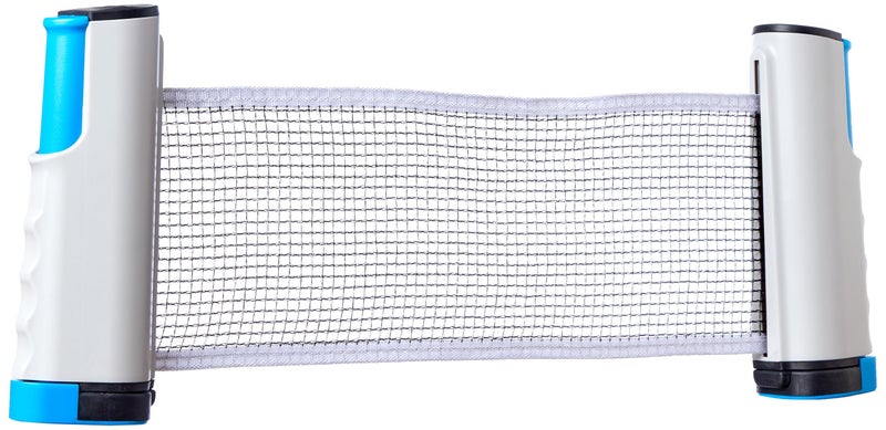 Generic Retractable Ping Pong Net, 170cm Blue Aluminum Racket Sports