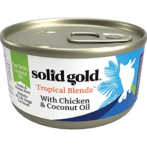 Solid Gold Wet Cat Food Pate in Coconut Oil - Healthy Canned Cat Food Pate w/Real Chicken, Omega Fatty Acids, Vitamins & Minerals - Grain Free & Gluten Free Canned Meals for Cats & Kittens - 24ct/3oz - Image 4