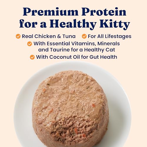 Solid Gold Wet Cat Food Pate in Coconut Oil - Healthy Canned Cat Food Pate w/Real Chicken, Omega Fatty Acids, Vitamins & Minerals - Grain Free & Gluten Free Canned Meals for Cats & Kittens - 24ct/3oz - Image 2