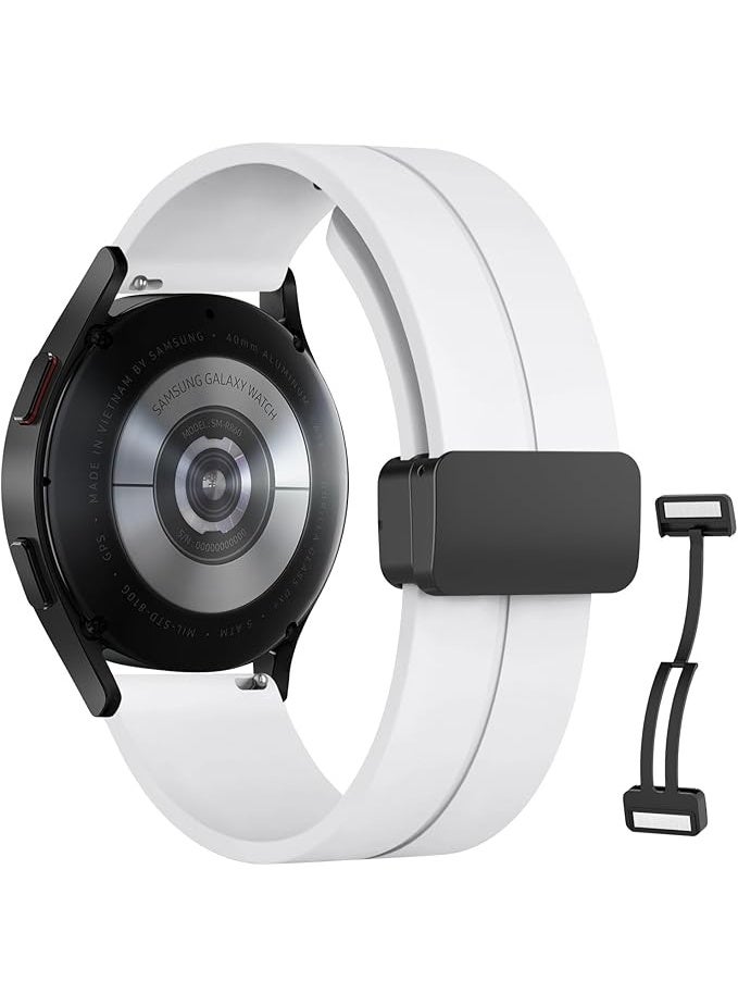 Silicone Band Magnetic Clasp 22MM Strap For Samsung galaxy watch3 45mm /galaxy 46mm/Gear S3/Huawei watch GT3 46MM/GT2E/GT2 Pro/GT GT2 46MM/Magic Watch2 46mm/Amazfit GTR - Image 5