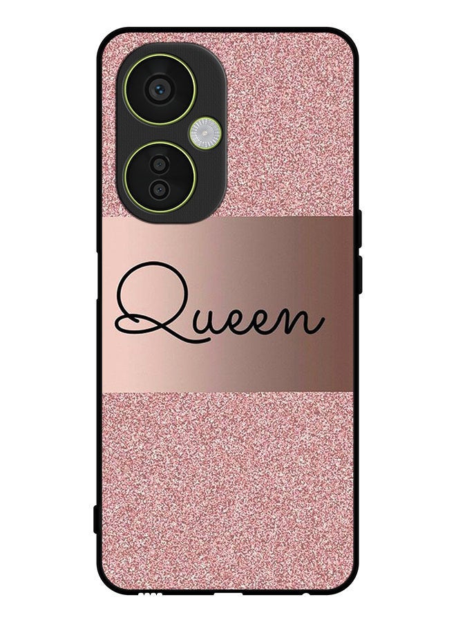 Protective Case Cover For OnePlus Nord CE 3 Lite Queen Glitters Background