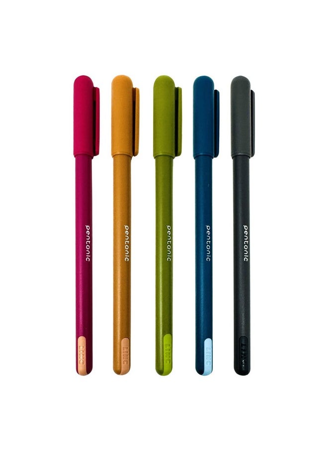 Pentonic - Pentonic 0.7 mm Ball Point Pen Tumbler Pack | Vibrant Multicolor Body | Blue Ink | Set of 100 - Image 1