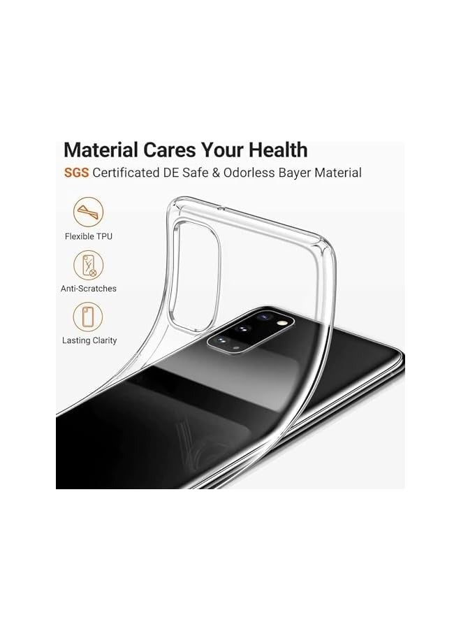 PROMASS (1+2PCS) Compatible with Redmi Note 13 Pro 5G Case & Screen Protector (Hydraulic Film) Soft Scratch-Proof Transparent Cover (Clear) - Image 3