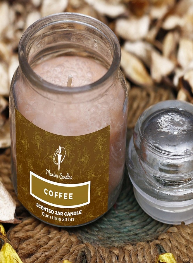 Maxime Candles Coffee Scented 2.6 Oz Highly Scented Jar Candle - Valentine Gift Christmas Gift - Image 1
