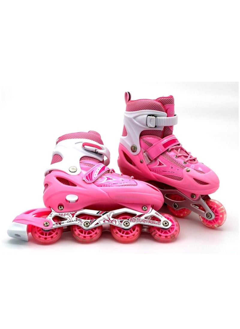 DubaiGallery Skateboard shoes with wheels Retractable Skateboarding Rollerblades Unisex Pulley Shoes Single Wheel Push Button Roller Skate Shoes Invisible pulley shoes Suitable for adults, children  - Image 2