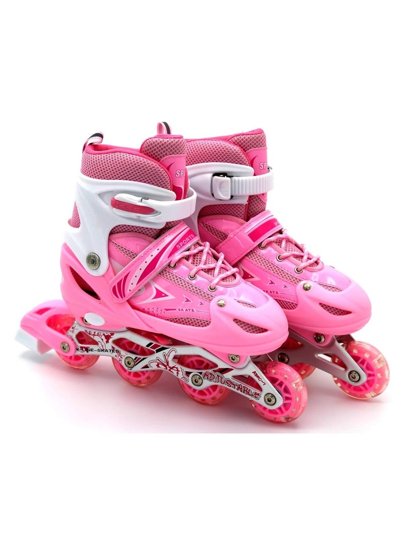 DubaiGallery Skateboard shoes with wheels Retractable Skateboarding Rollerblades Unisex Pulley Shoes Single Wheel Push Button Roller Skate Shoes Invisible pulley shoes Suitable for adults, children  - Image 4