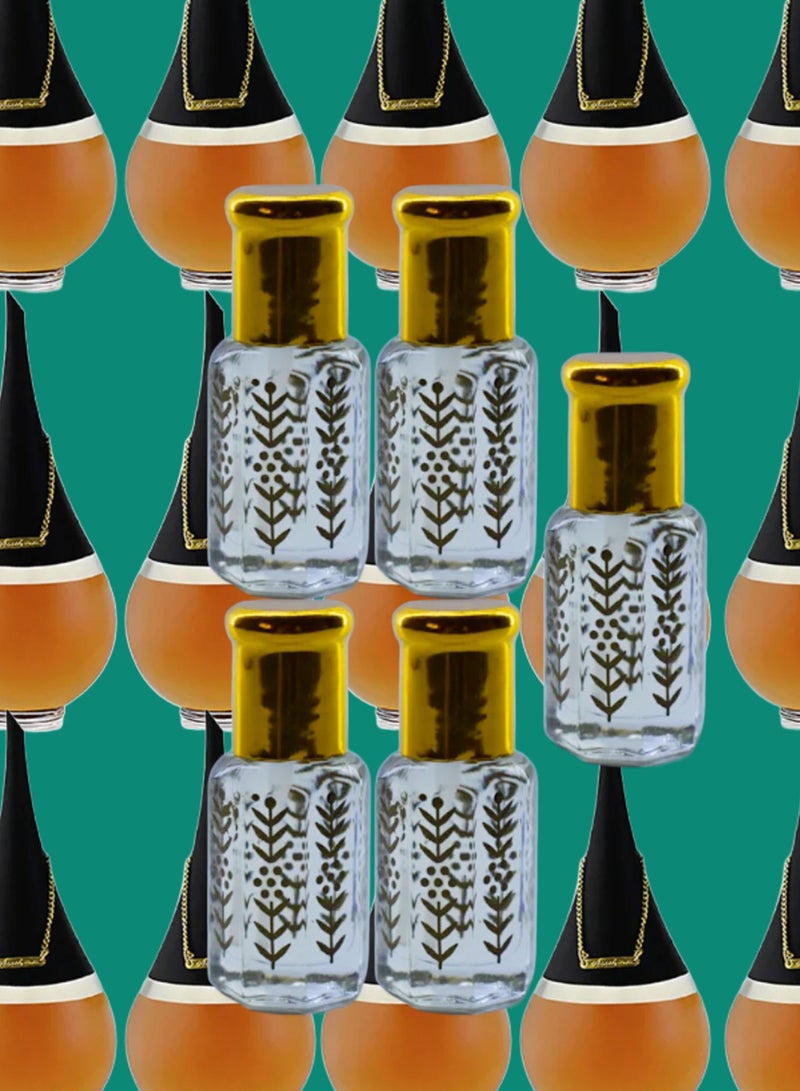 5 Pieces Pandora Essential Oil For Women Original Clear 6 Ml