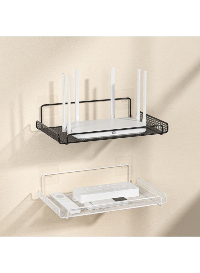 حامل راوتر جداري معدني أنيق - Image 2