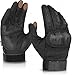 KUMGIM Tactical Gloves for Men and Women Motorcycle Gloves Black Touchscreen with Hard Shell for Airsoft Paintball Motocross Hunting Shooting Camping ATV Riding Outdoor Sports Work Black XLarge - Image 2