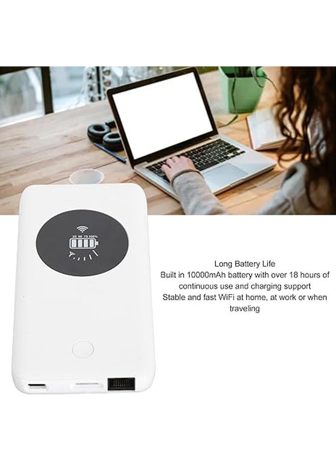 General - Portable wireless WiFi router, USB C input, portable pocket WiFi access point with SIM card slot, RJ45 port - Image 1