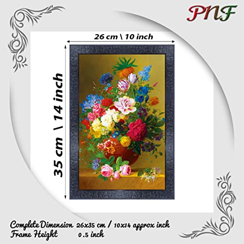 pnf Poster And Frames Flower Wooden Photo Frame With Acrylic Sheet | For Living Room, Bedroom | Home Decoration Item | Best Gifting Option (10 * 14inch,Multicolour,Synthetic) 14837 - Image 2