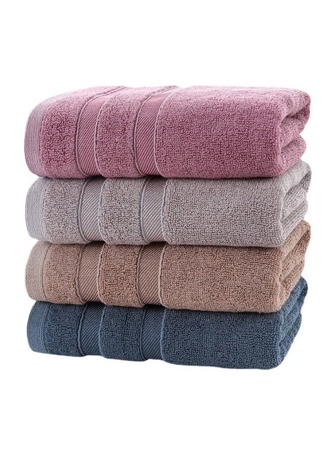 هومستر 4 حزمة (13.7 "× 29.5 ") أوراق حمام القطن - صفر لواء القطن مجموعة مناشف حمام كبيرة - مجموعة مناشف جافة سريعة ناعمة وممتصة - مجموعات مناشف - Image 1