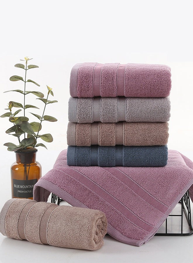 هومستر 4 حزمة (13.7 "× 29.5 ") أوراق حمام القطن - صفر لواء القطن مجموعة مناشف حمام كبيرة - مجموعة مناشف جافة سريعة ناعمة وممتصة - مجموعات مناشف - Image 2