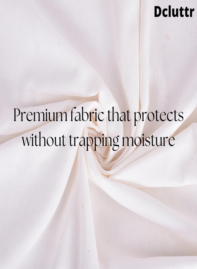 Dcluttr dust bags for handbags | Pack of 10 | Premium cotton handbag covers for storage | Dust cover storage bags for luxury Handbags, Shoe Boots | Travel Storage Pouch with drawstring closure - Image 4