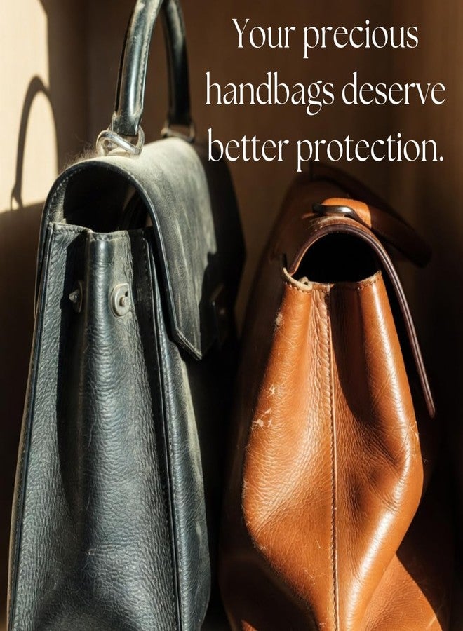 Dcluttr dust bags for handbags | Pack of 10 | Premium cotton handbag covers for storage | Dust cover storage bags for luxury Handbags, Shoe Boots | Travel Storage Pouch with drawstring closure - Image 2