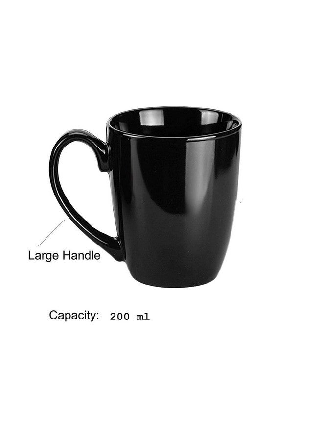 Saaikee أكواب شاي وقهوة سايكي لمطبخ وطاولة الطعام من البورسلين المطبوعة مجموعة من 6 (200 مل) - Image 2