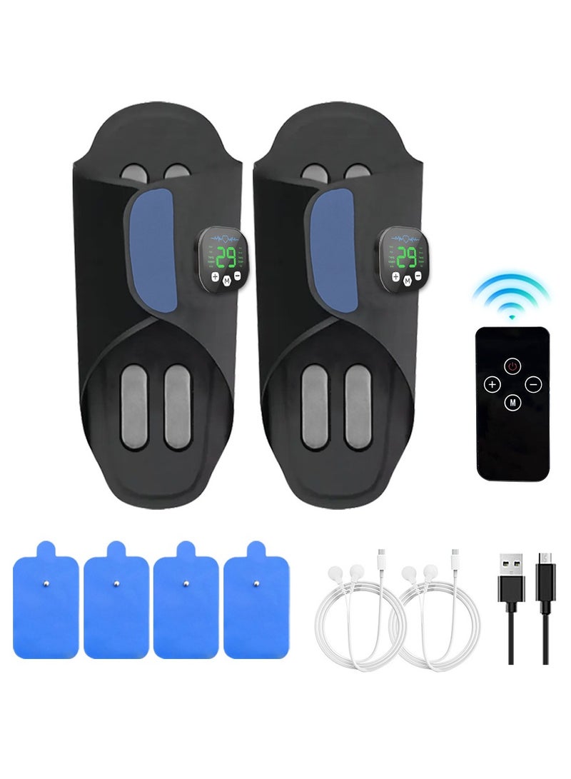 general Foot Massager with Remote Control - 10 Modes 15-Min Timer USB Rechargeable Ergonomic Electric Foot Massager for Home Office Travel - Image 2